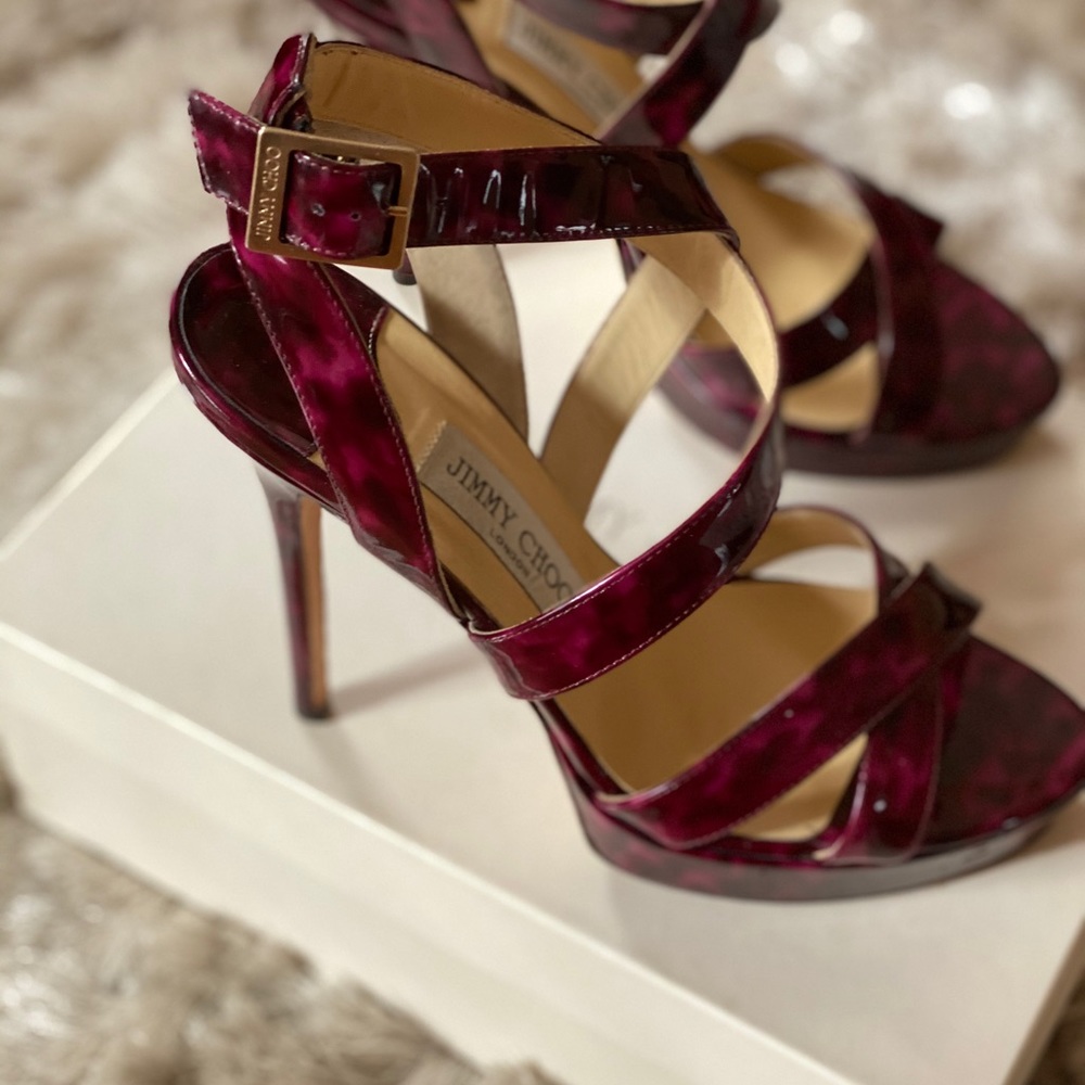 Beautiful Patent Plum Jimmy Choo size 40